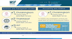 Desktop Screenshot of msfin.acc.chula.ac.th