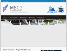 Tablet Screenshot of mscg.acc.chula.ac.th
